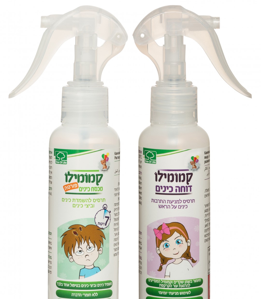 Chamomilo Lice away front Bottle